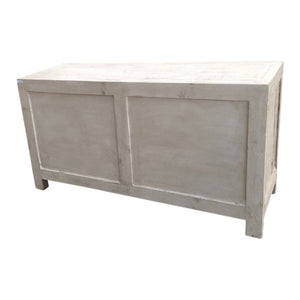 Lilys 67" Two Tones Buffet 4 Door Distressed Soft Aqua 9051-G