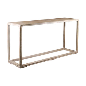 Lilys Reclaimed Peking Console Table Weathered White Wash 9053