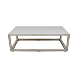 Lilys Peking Rectangle Coffee Table Weathered White Wash 9054