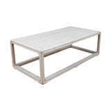 Lilys Peking Rectangle Coffee Table Weathered White Wash 9054