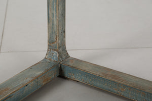 Lilys Peking Ming Square Side Table With Weathered Soft Aqua 9055-G