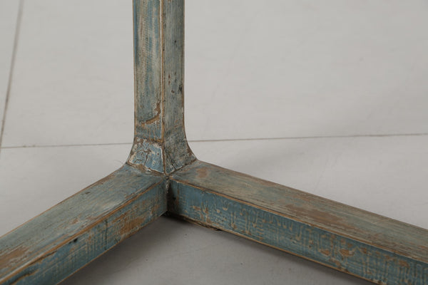 Lilys Peking Ming Square Side Table With Weathered Soft Aqua 9055-G
