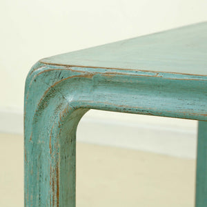 Lilys Peking Ming Square Side Table Vintage Blue 9055-TQ