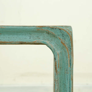 Lilys Peking Ming Square Side Table Vintage Blue 9055-TQ