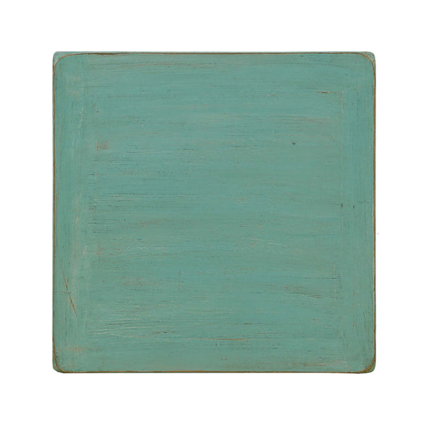 Lilys Peking Ming Square Side Table Vintage Blue 9055-TQ