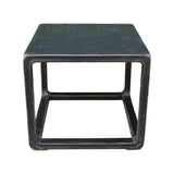 Peking Ming Square Side Table With Black Wash Pre Order Only