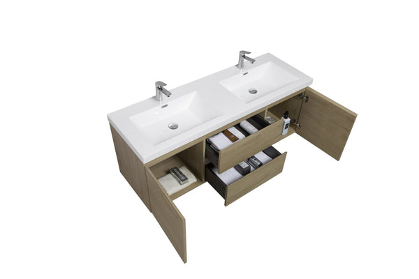 English Elm 60" Universal Wall Hanging Bracket for Bathroom Cabinet Floating Vanity Support W1920P466273