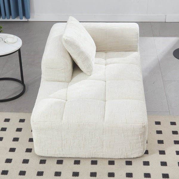 English Elm United We Win Chenille Loveseat Sofa - Stylish Modular Sleeper For Compact Living Rooms & Lounges W1568P255130-GIGA