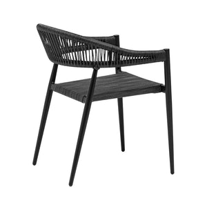 Iselin Stackable Outdoor Armchair Set of 2 - Lightweight, Breathable, and Stylish for Any Space