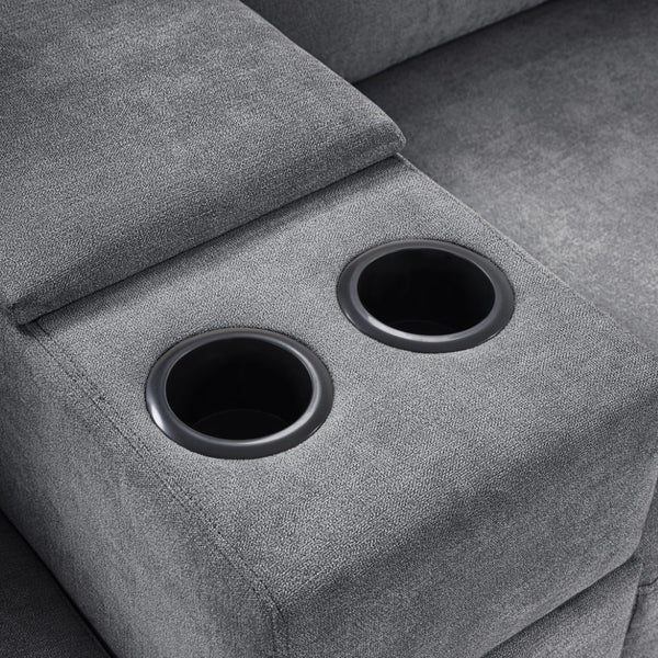 English Elm Swivel Barrel Accent Chair Chenille Tufted Round Club Seat for Living Room Lounge Grey N719S002350E