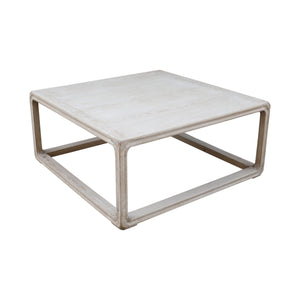 Lilys Reclaimed Peking Square Coffee Table Weathered White Wash 90630110