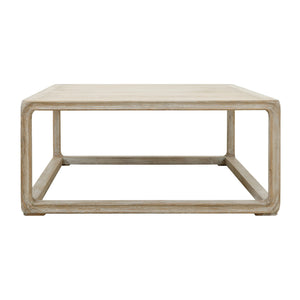 Lilys Reclaimed Peking Square Coffee Table Weathered White Wash 90630110