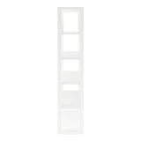 EuroStyle Tresero Shelving Unit in High Gloss White