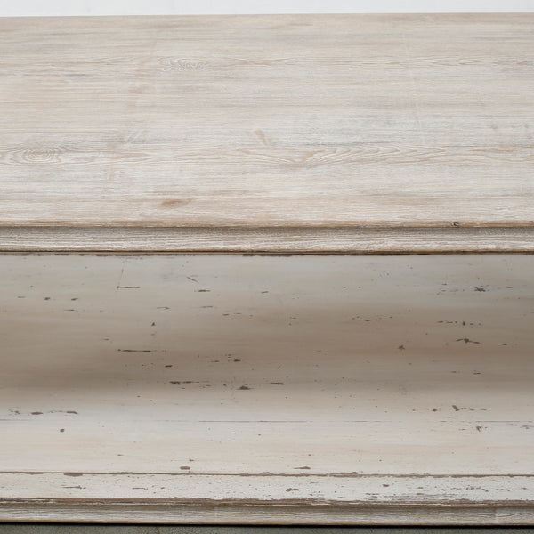 Lilys Peking Ming Coffee Table With Base White Wash 68X28X17.7H 9064-L