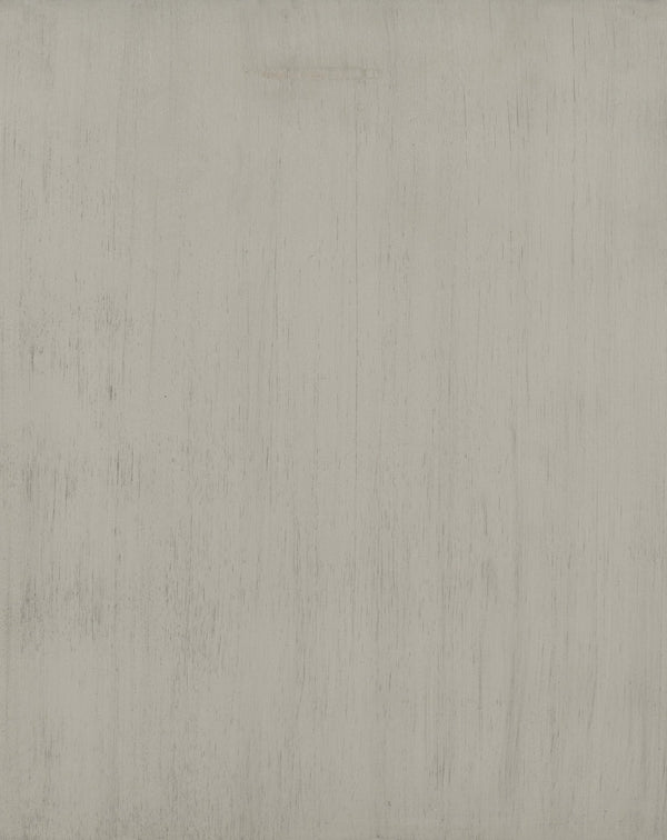 English Elm Classic Light Gray Nightstand with Dark Brown Top, 2 Drawers & Open Shelf, Modern Farmhouse Accent Table B011P199394