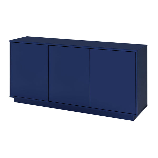 Tresero 65" Sideboard: Sleek Modern Design with Push-Open Doors and Adjustable Shelves for Storage
