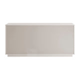 EuroStyle Tresero 65" Sideboard in High Gloss Warm Gray