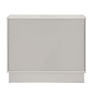 Tresero Modern Cabinet with Push Open Doors and Adjustable Shelves for Sleek Minimalist Storage