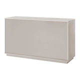 EuroStyle Tresero Dresser in High Gloss Warm Gray