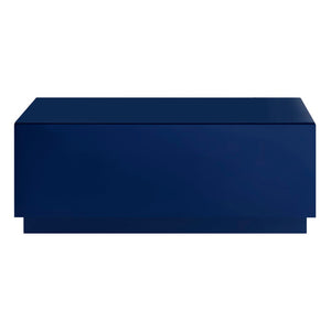 EuroStyle Tresero Coffee Table in High Gloss Deep Blue