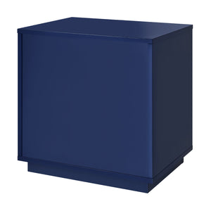 Tresero Side Table - Sleek Minimalist Design with Ample Storage and Stylish Lacquered Finish