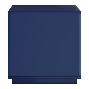 Tresero Side Table - Sleek Minimalist Design with Ample Storage and Stylish Lacquered Finish