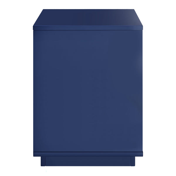 Tresero Side Table - Sleek Minimalist Design with Ample Storage and Stylish Lacquered Finish