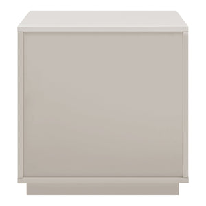 Tresero Side Table - Sleek Minimalist Design with Ample Storage and Stylish Lacquered Finish