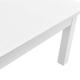 EuroStyle Tresero 80" Extension Table in High Gloss White