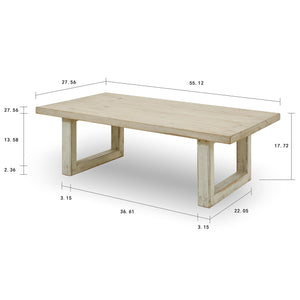 Lilys Reclaimed Wood Shandong Coffee Table With Weathered White Wash 90690110