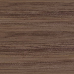 EuroStyle Milo Mid-Century Walnut Veneer Writing Desk with Drawers and Wire Management 90696-WAL