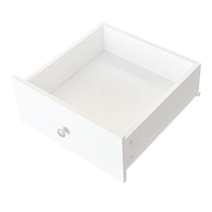 English Elm Computer Desk with Glass Doors, Hutch & Drawer Storage, Rotating 90° Desktop and Spacious Work Surface White W331S00194