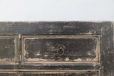 Lilys Two Drawers Cabient Distressed Black 39X18X35H 9070-Black