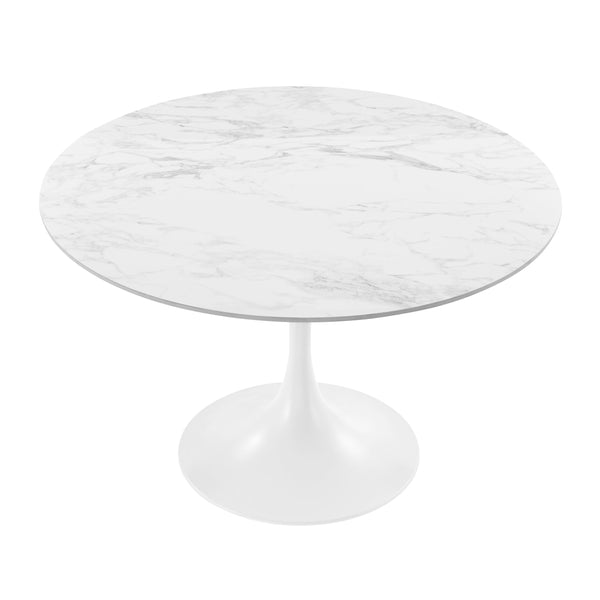 Astrid Dining Table - Elegant Round Design with Stylish Tulip Base for Modern Entertaining Spaces