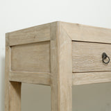 Lilys Capri Console Table With 6 Drawers  Weathered Natural 9071-L