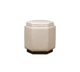 Olivia + Quinn Chit Chat  Swivel Ottoman 9071_ENT0302 Ashland Pearl