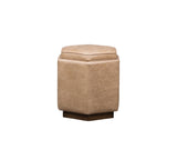 Olivia + Quinn Chit Chat  Swivel Ottoman 9071_HTC4001 Collins Celadon