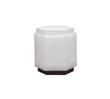 Olivia + Quinn Chit Chat  Swivel Ottoman 9071_DELRAY Del Ray Pearl w/ Never Fear Protection