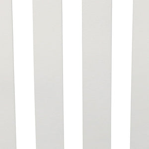 EuroStyle Enid Outdoor Coffee Table Powder Coated Steel Slat Design for Patio or Living Room White 90726-WHT