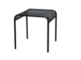 Enid Outdoor Side Table in Black 90728-BLK EuroStyle