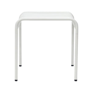 Enid Outdoor Side Table in White 90728-WHT EuroStyle