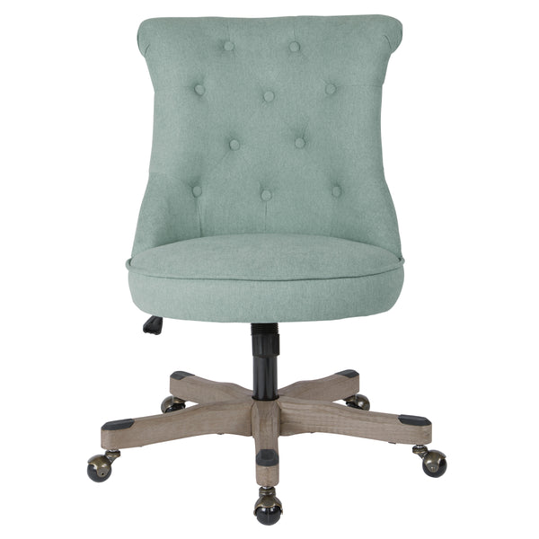 OSP Home Furnishings Hannah Tufted Office Chair Mist