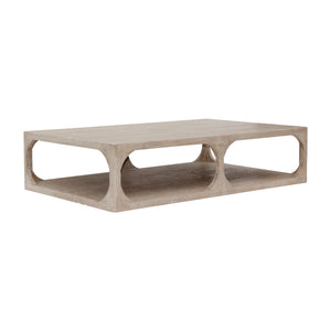 Lilys Reclaimed Wood Peking Ming Coffee Table Weathered White Wash 67X43 90730110