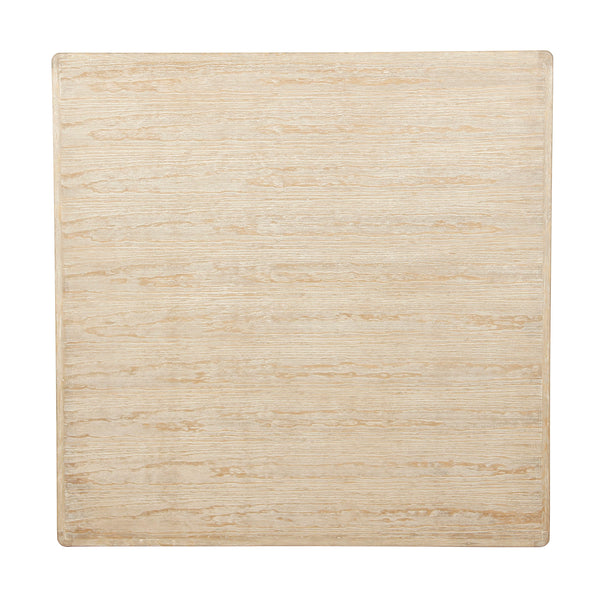 Lilys Ming Arched Square Coffee Table Weathered White Wash 50X50X16H 90730114