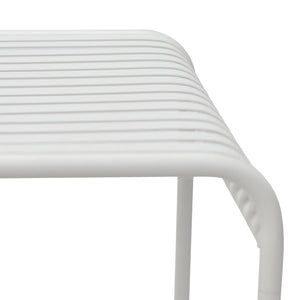 Enid Outdoor Table in White 90734-WHT EuroStyle