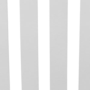 EuroStyle Enid Outdoor Steel Dining Table with Slatted Top for Patio or Garden Use White 90734-WHT