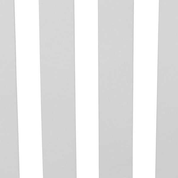 EuroStyle Enid Outdoor Steel Dining Table with Slatted Top for Patio or Garden Use White 90734-WHT