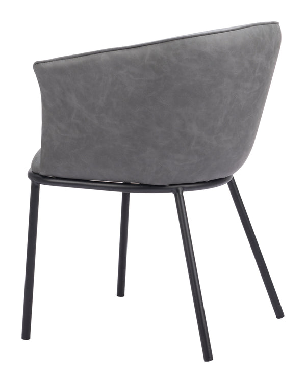 Garston Dining Chair Gray 110175 Zuo Modern