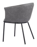 Garston Dining Chair Gray 110175 Zuo Modern