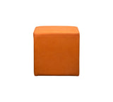 Olivia + Quinn Happy Hour Swivel Ottoman 9073C_BLA2814 Anniston Tangerine with hidden casters